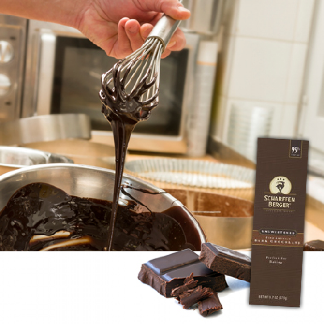 100% Unsweetened Dark Chocolate Baking